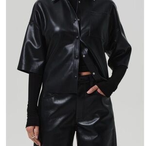 Citizens Of Humanity Black Leather Jacket